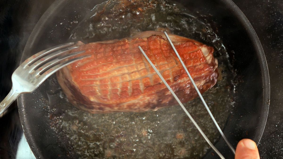 chutney melocoton calanda magret pato paso 3