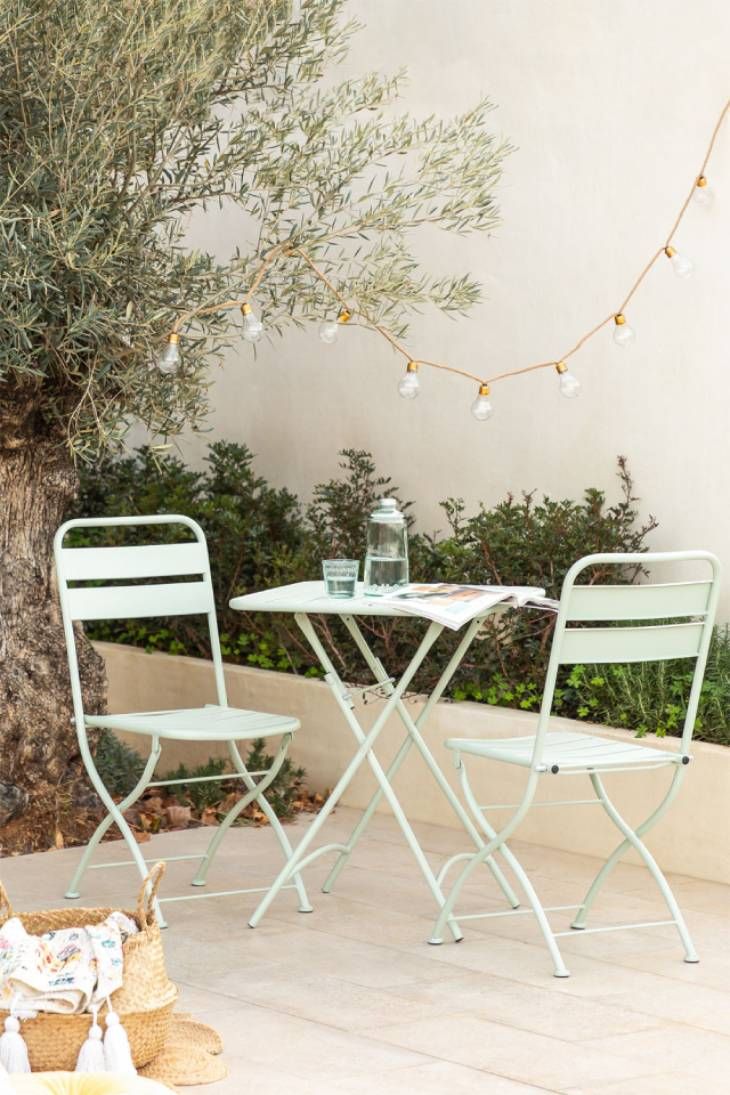 sillas y mesa de jardin de sklum