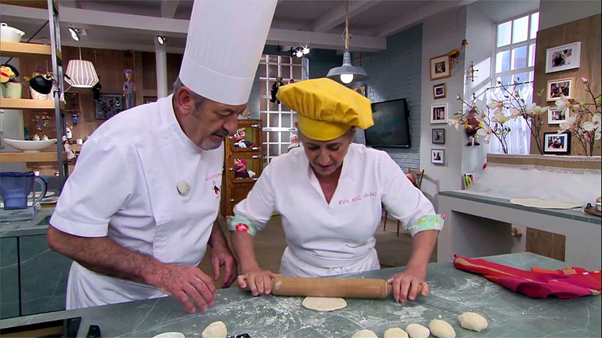 Eva Arguiñano elabora panes caseros