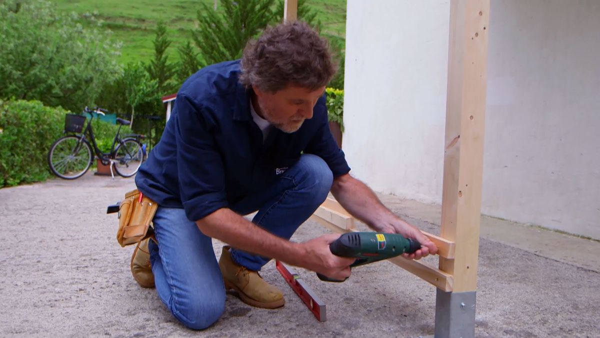 Cómo hacer una cubierta de exterior paso 11