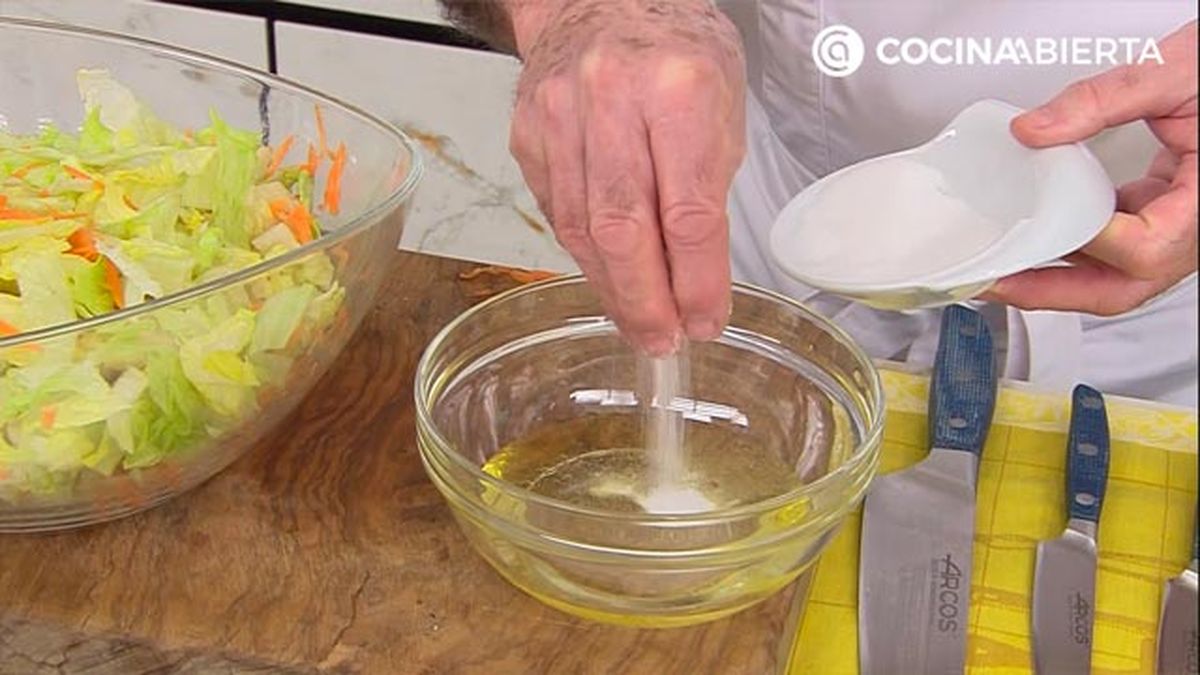 receta ensalada china con salsa blanca agridulce karlos arguinano karl6715 paso4