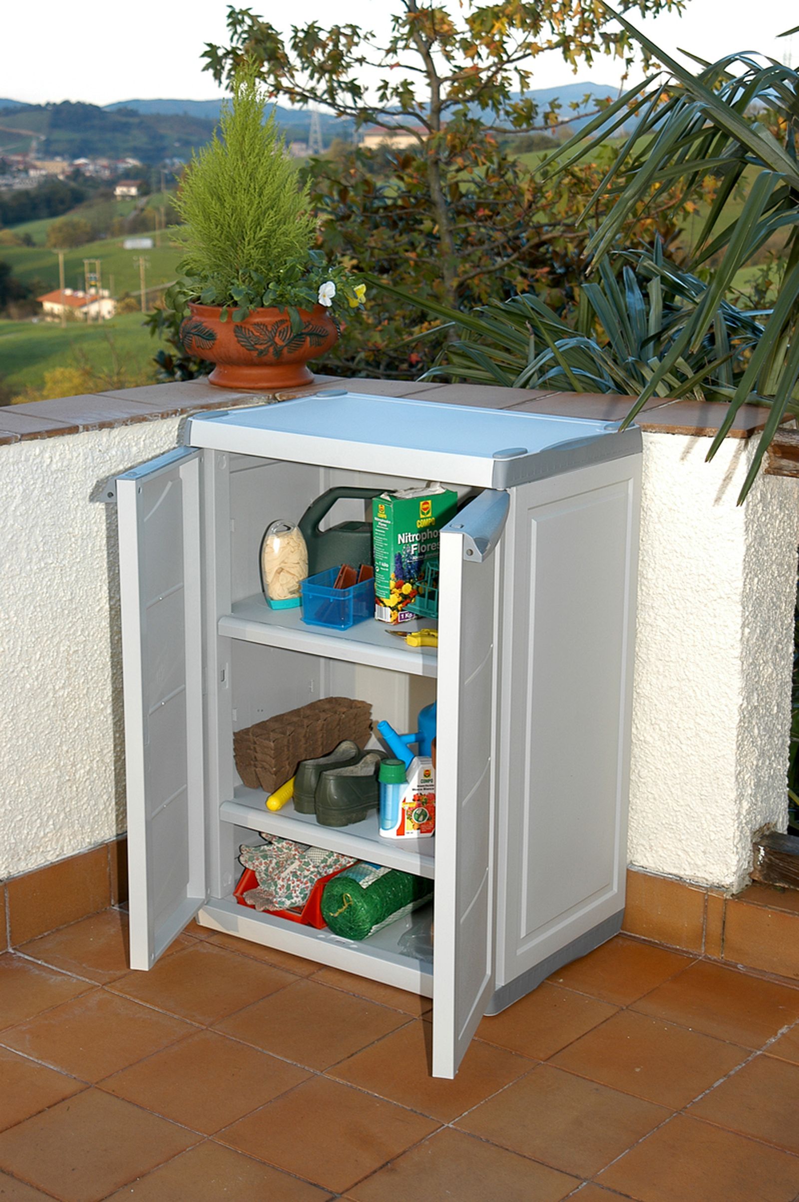 Montar un armario exterior