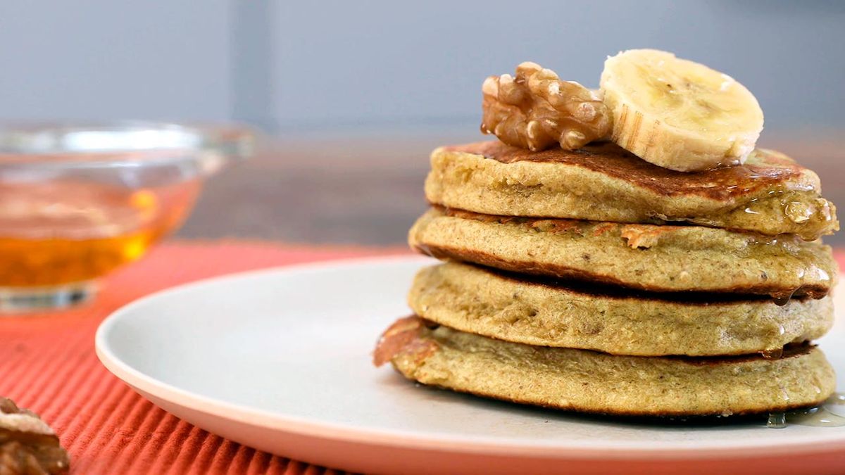Receta de tortitas de avena y plátano   paso 5