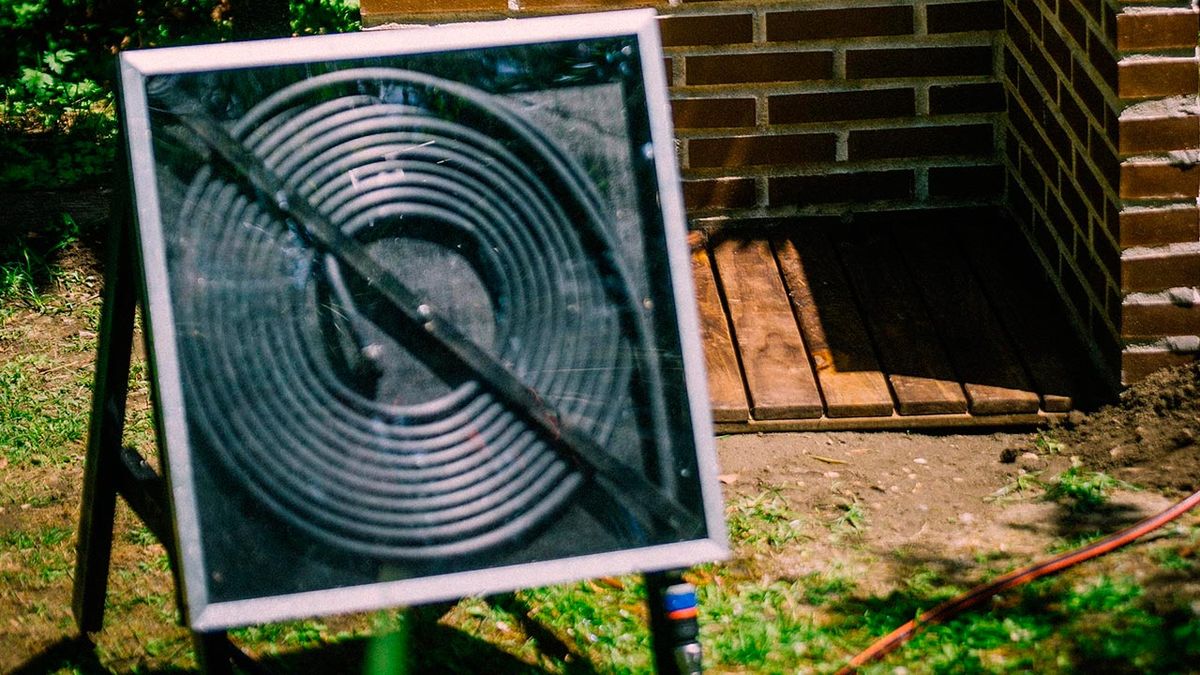 Cómo hacer un calentador solar casero paso 14