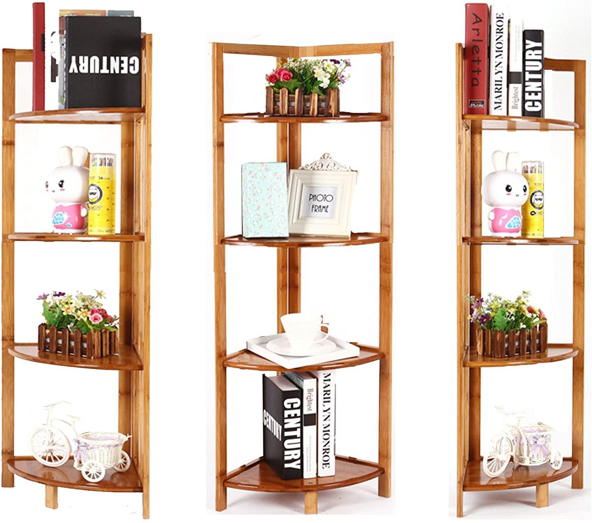 estanteria escalera ganar espacio habitacion pequena esquinera