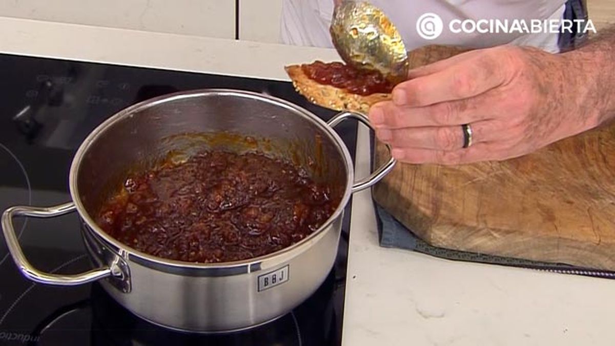 bocados de queso y mermelada de tomate casera receta karlos arguinano KARL67840321 paso3