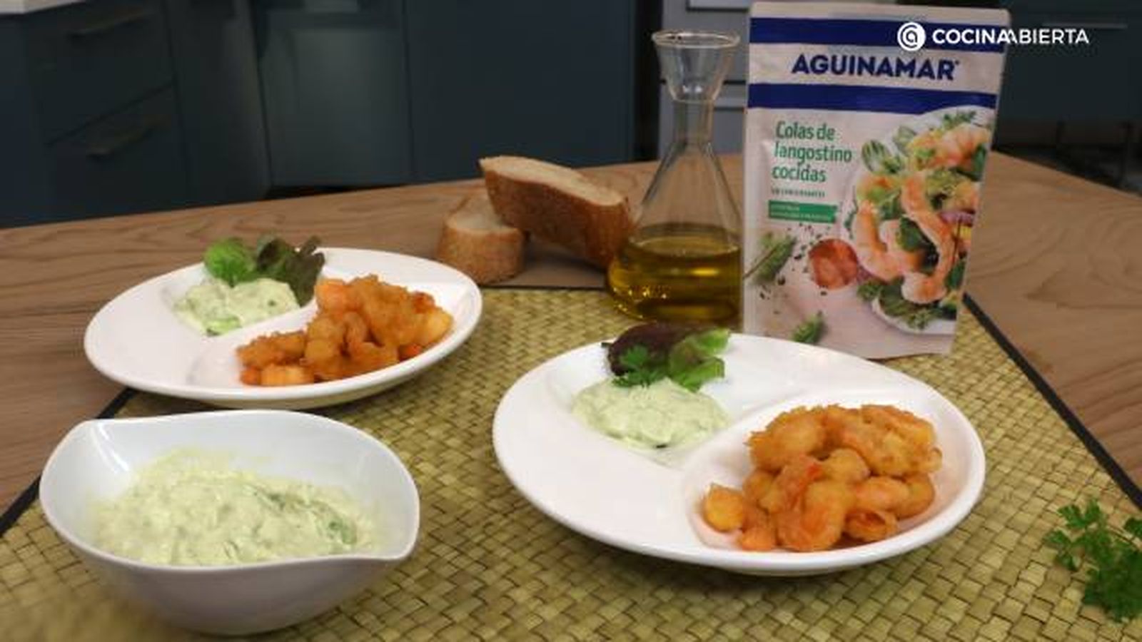 Aguinaga langostinos tempura paso 7