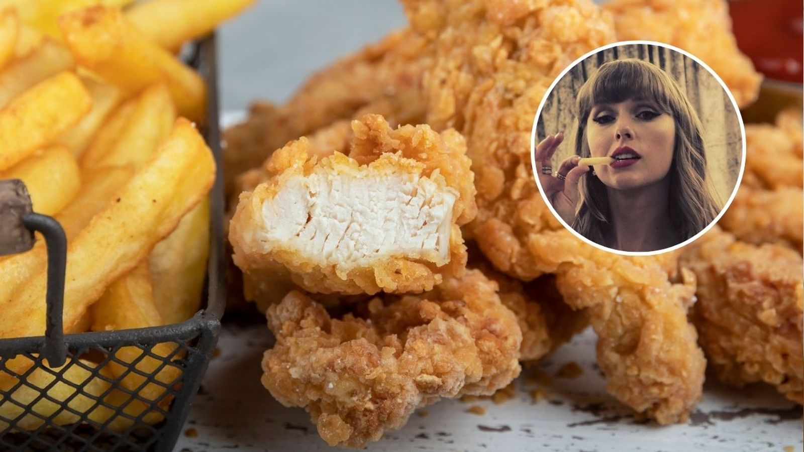 Los chicken tenders o palitos de pollo son la comida favorita de Taylor Swift