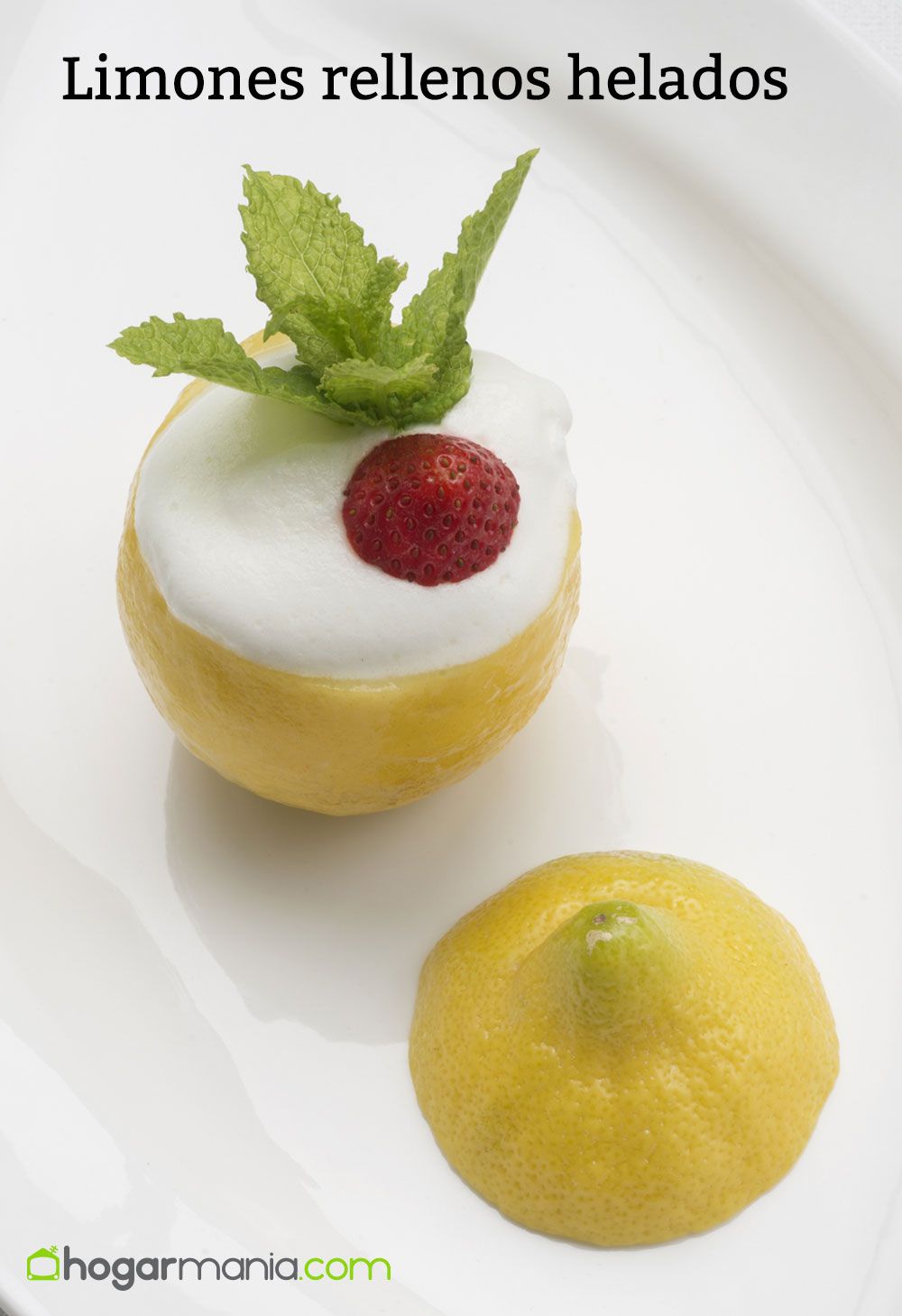 KARL6009 Limones rellenos helados pinterest