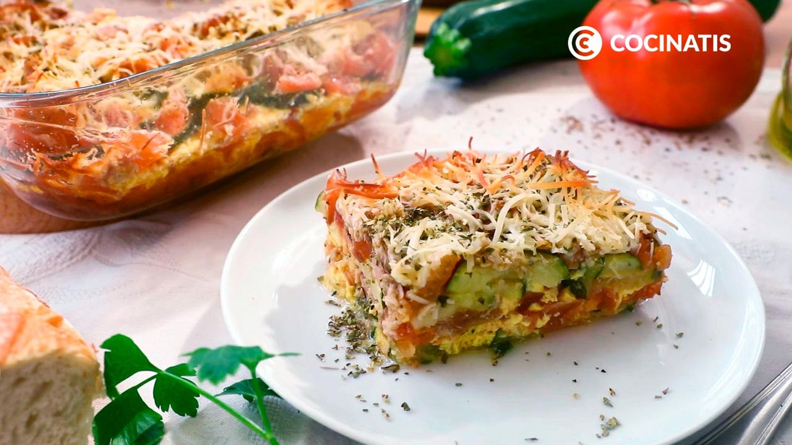 Receta de pastel de calabacÃ­n y atÃºn