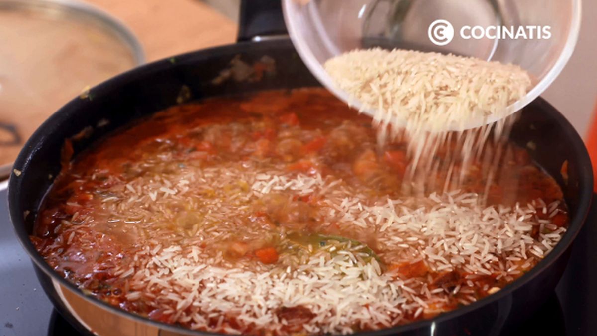 CTIS0555 receta arroz jambalaya paso 5