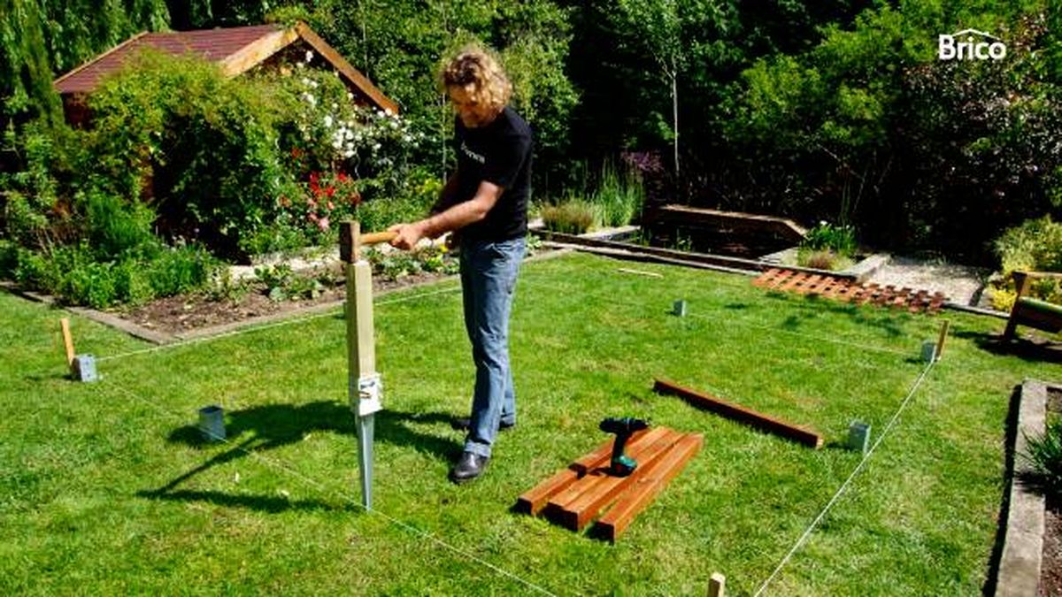 Bricomania 509 valla de madera para jardin 5