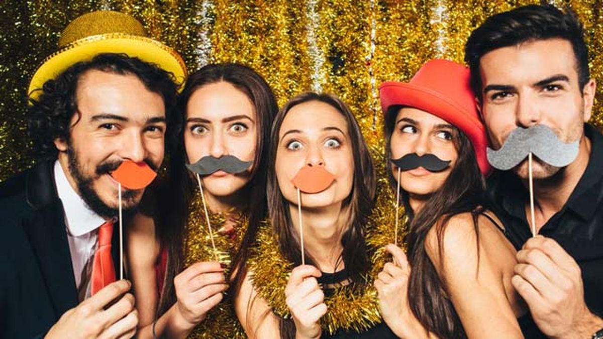 Kit descargable para hacer un photocall de Navidad