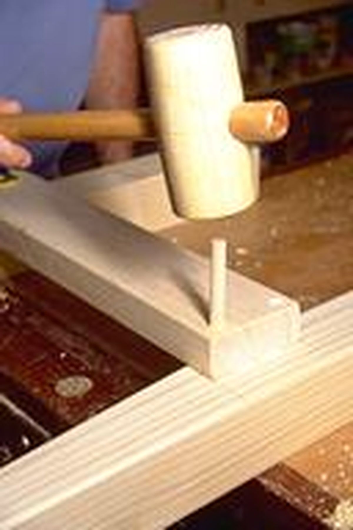 Cómo hacer un banco rústico paso 3