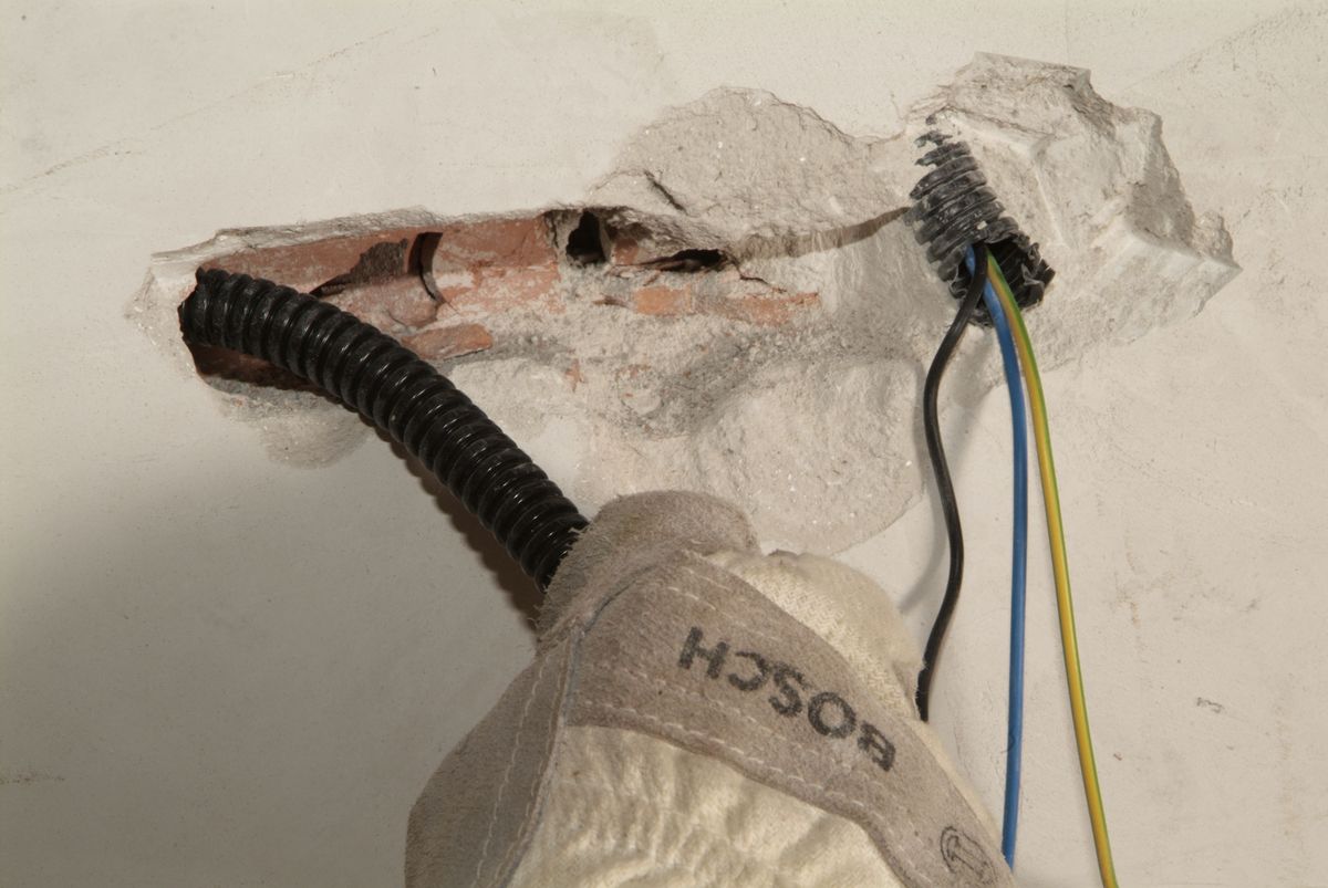 Instalación para nuevo punto de luz paso 3