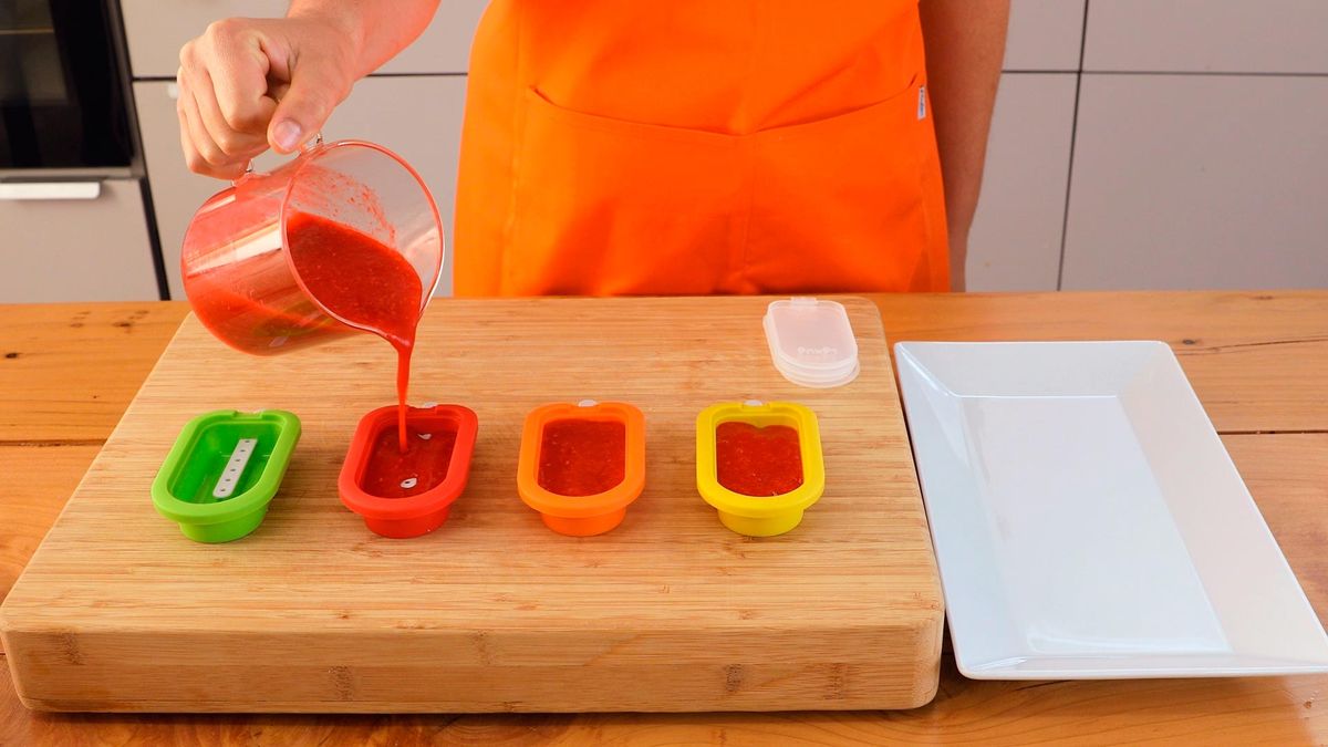 Receta de polos de frambuesa y lima   Paso 4