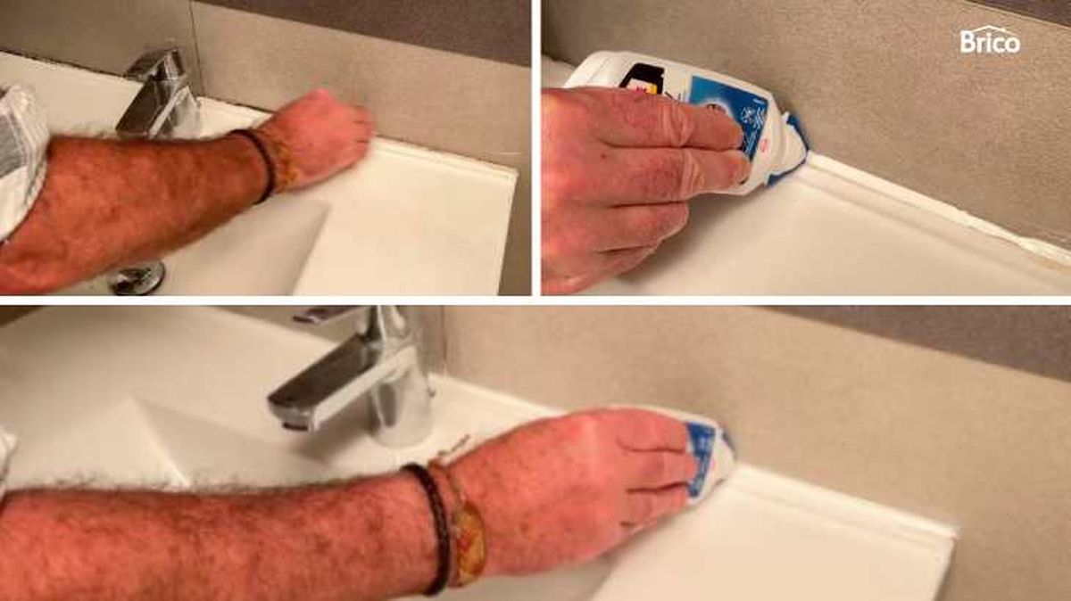 Quitar el moho de las juntas