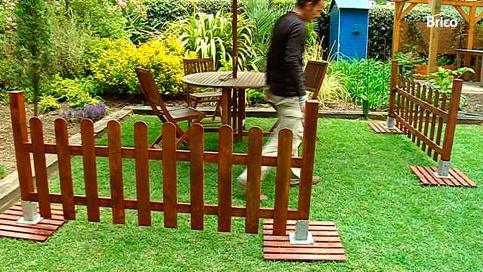 Bricomania 752 valla jardin sin agujeros paso 15