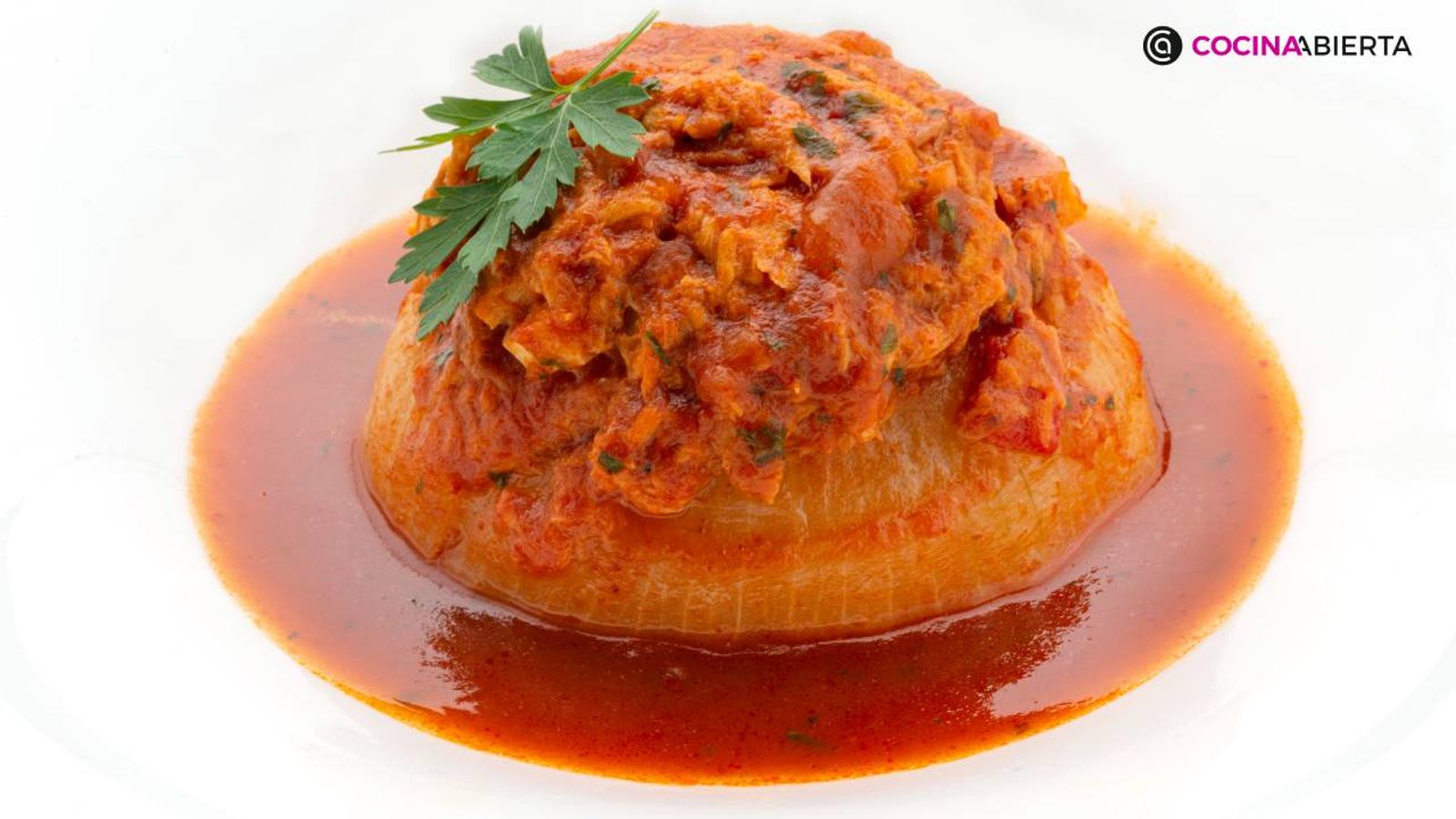 Receta de cebollas rellenas de bonito, les cebolles rellenes asturianas