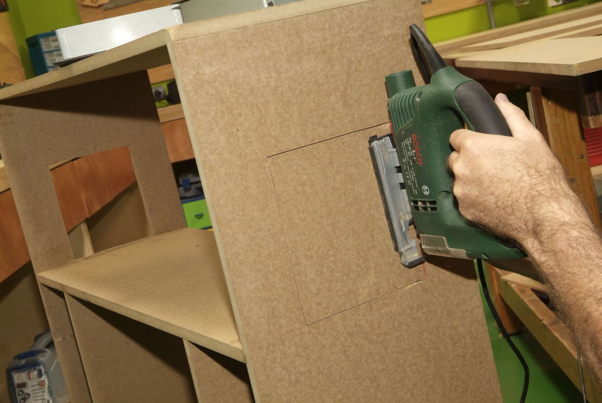 Mueble chimenea paso 9