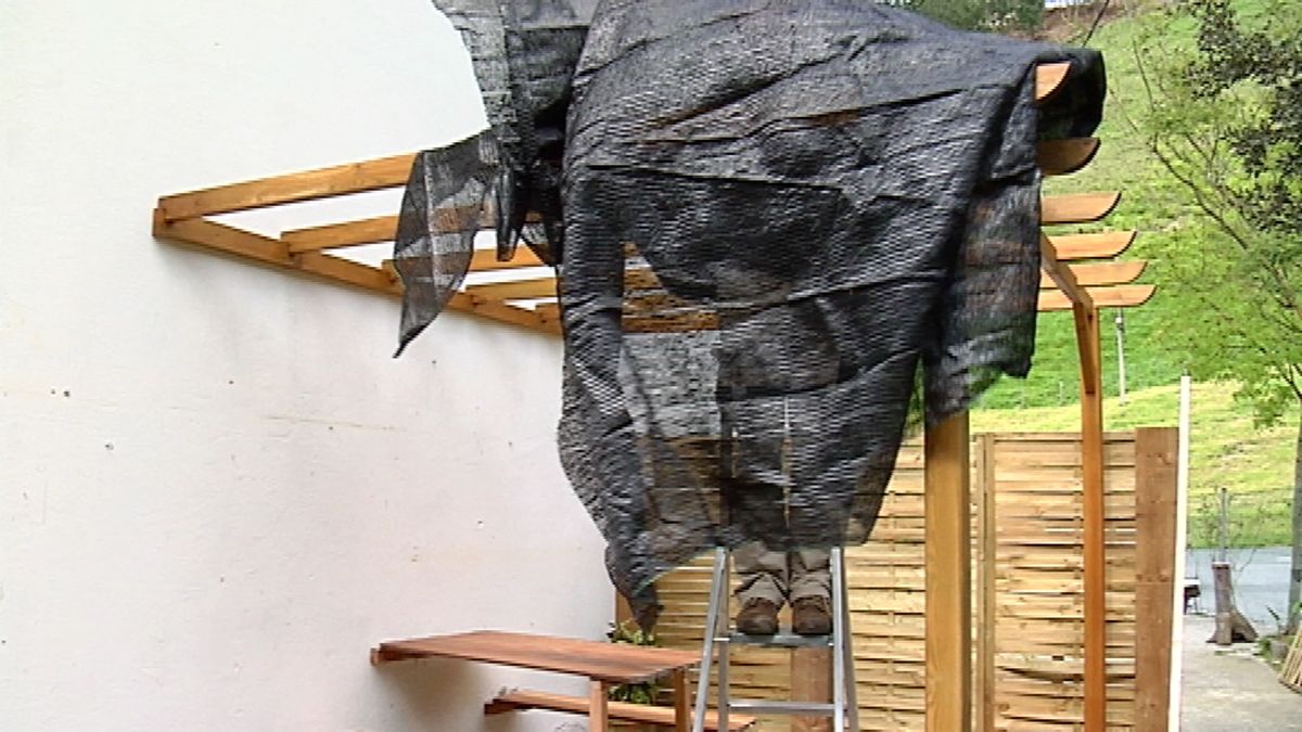 Malla para sombrear paso 2