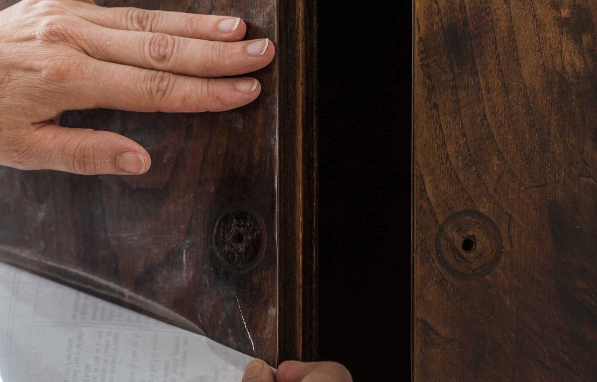 Pintar un mueble de estilo oriental paso 1