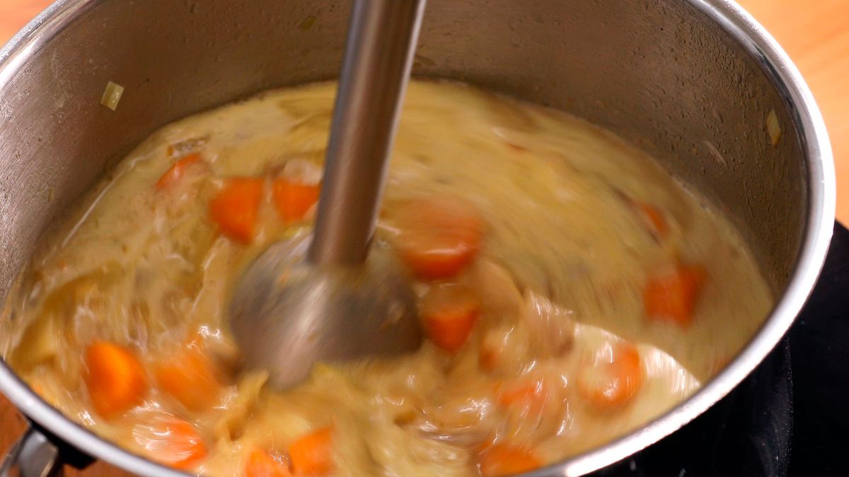 Crema de zanahoria y nueces de macadamia   Paso 5