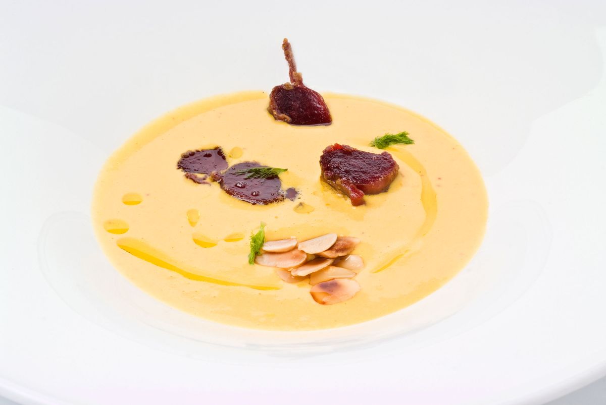Crema de calabaza e hinojo