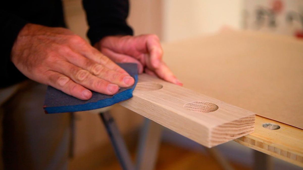 Portavelas de madera paso 5