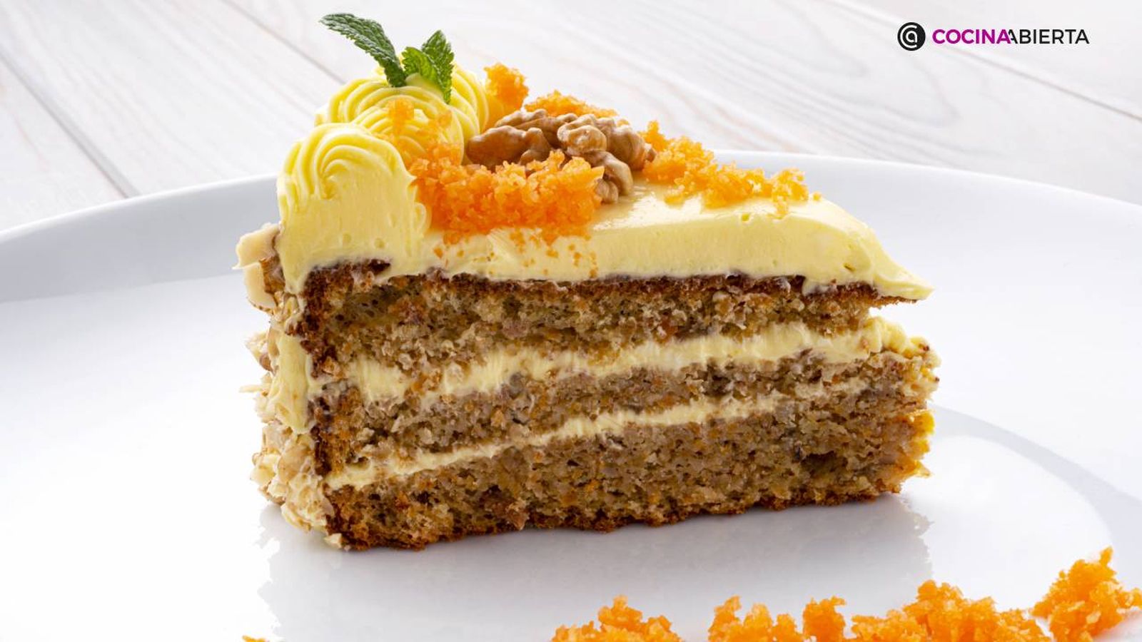 tarta zanahoria nueces