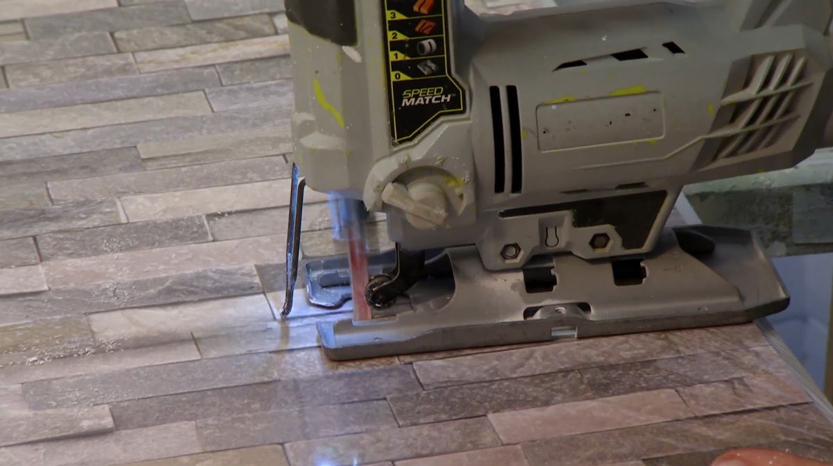 Baño rústico y luminoso paso 3