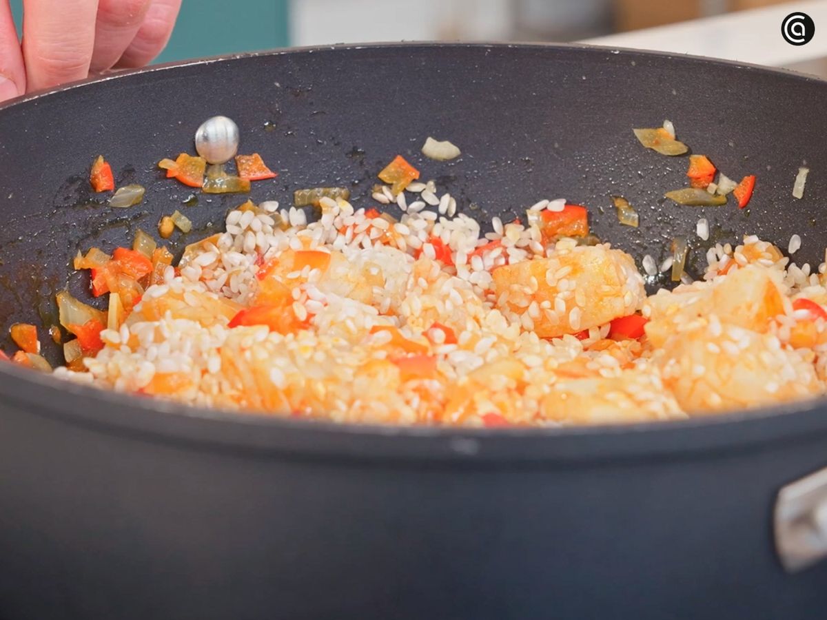 Arroz caldoso con bacalao - paso 2