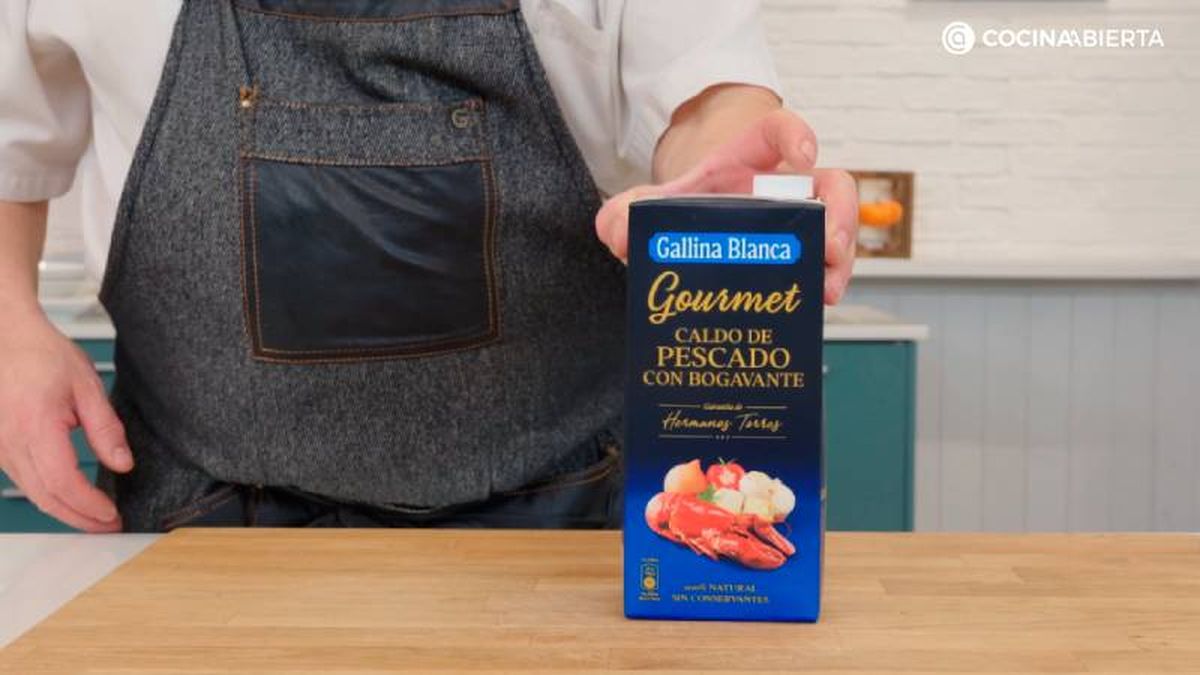 Para tu mejor sopa prueba el Caldo Gourmet Gallina Blanca de Pescado con bogavante