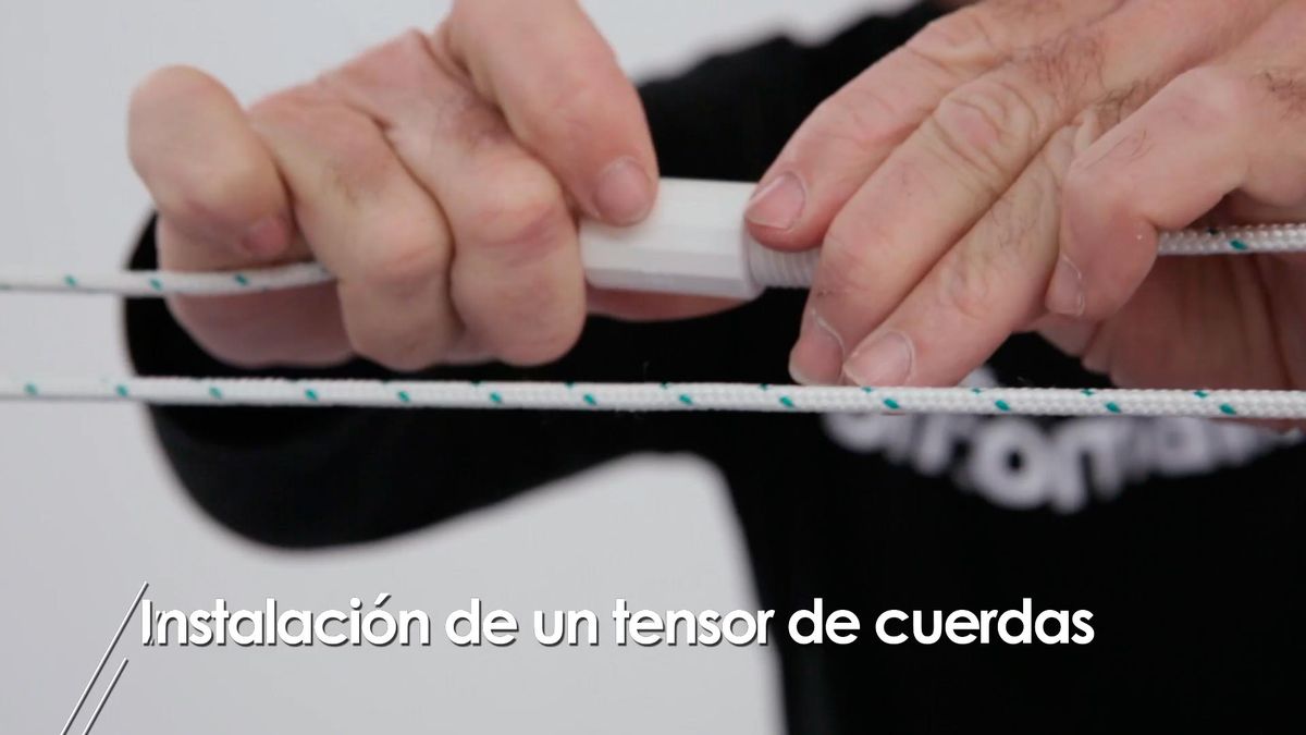 Cómo colocar un tensor de cuerdas paso 6