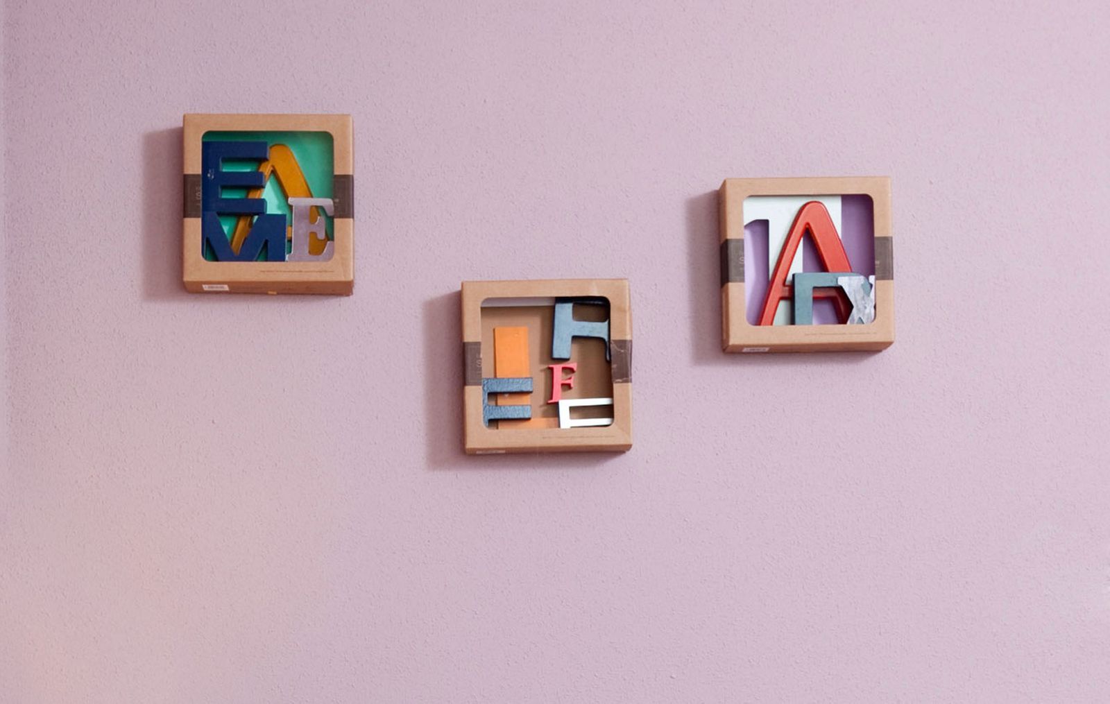 Hacer cuadros con letras