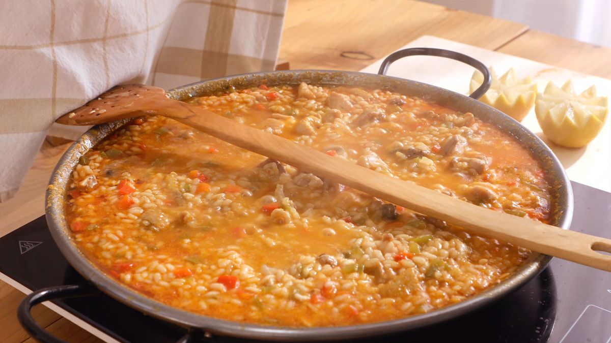 Receta arroz con pollo  paso 6
