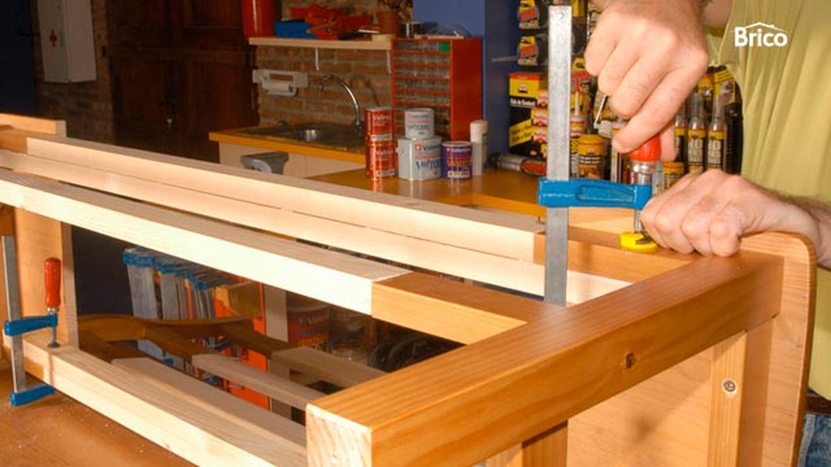 Transformar una silla en un banco paso 10