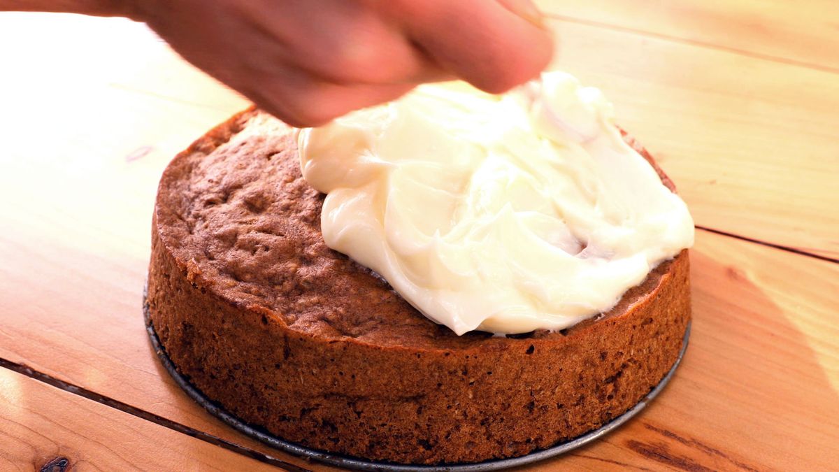 Carrot cake o Pastel de zanahoria   Paso 6