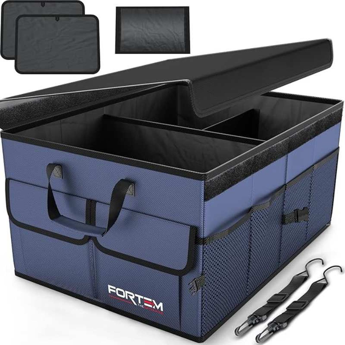 Caja organizadora plegable para el maletero