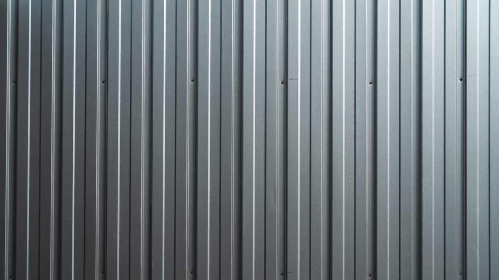 Una chapa galvanizada