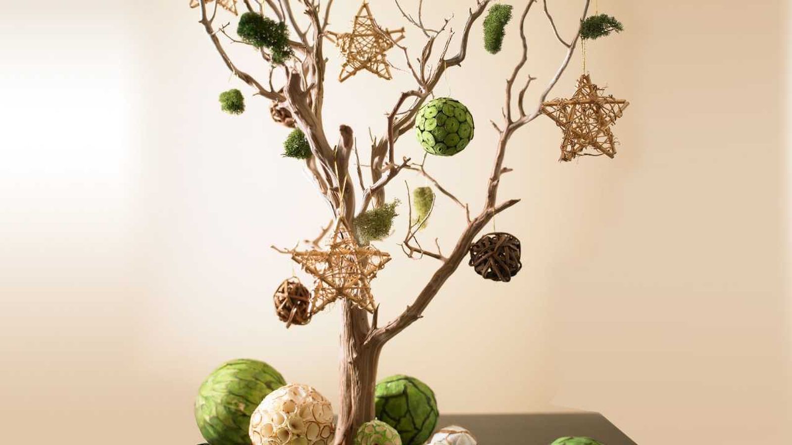 Árbol de Navidad con ramas.