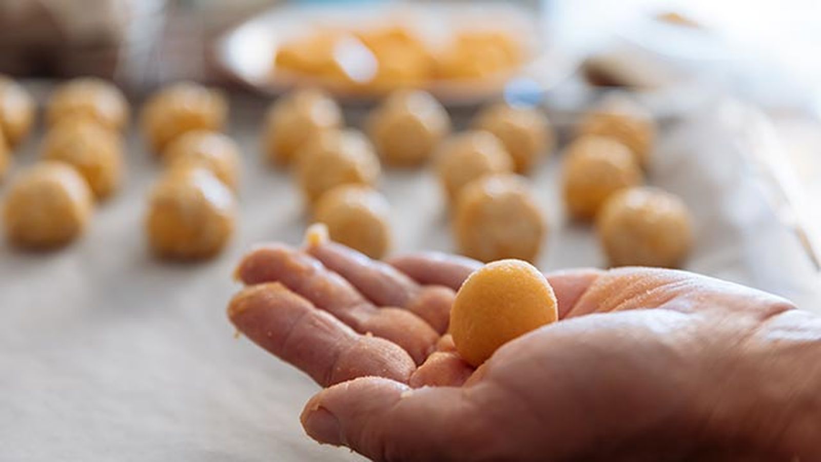panellets thermomix bolas
