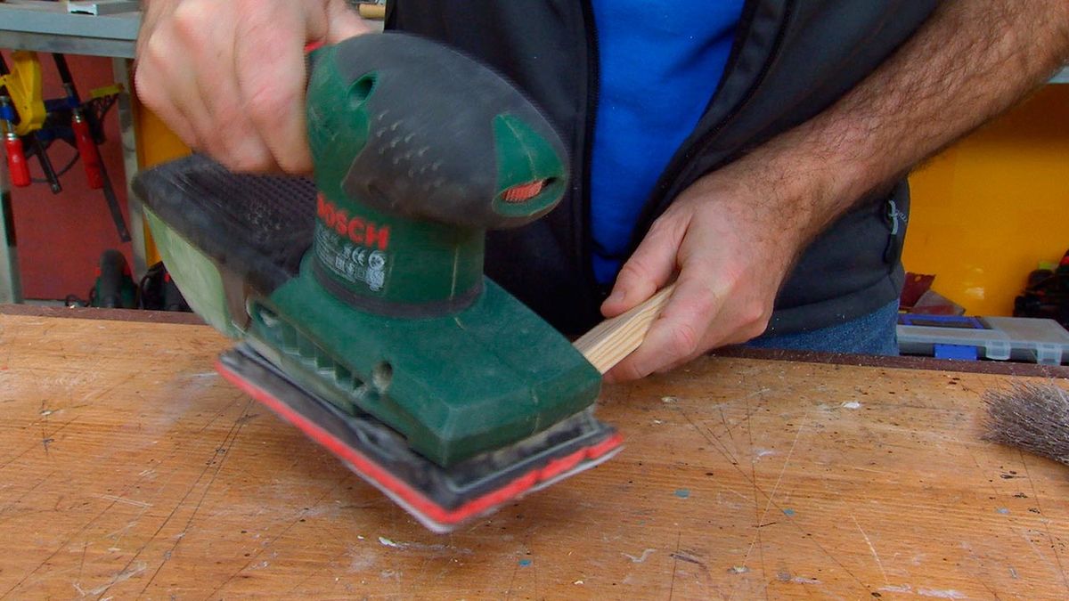 Cómo hacer una lámpara articulada paso 4