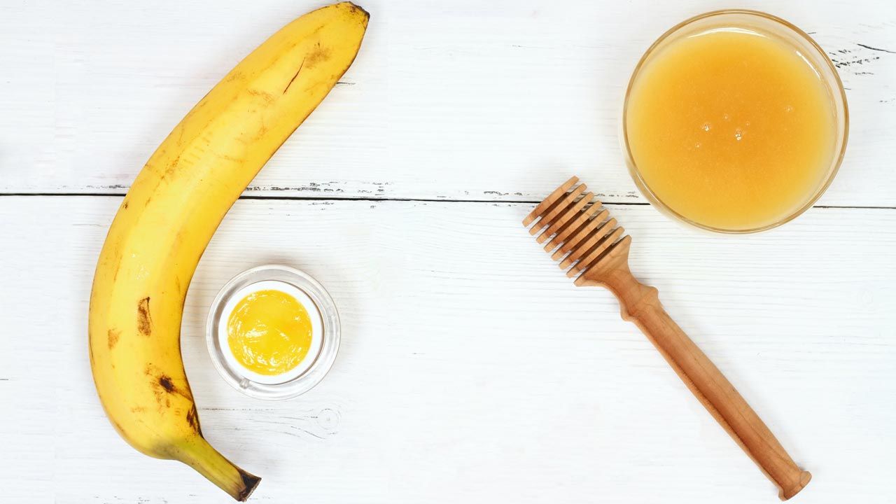 mascarilla facial rojeces piel platano miel