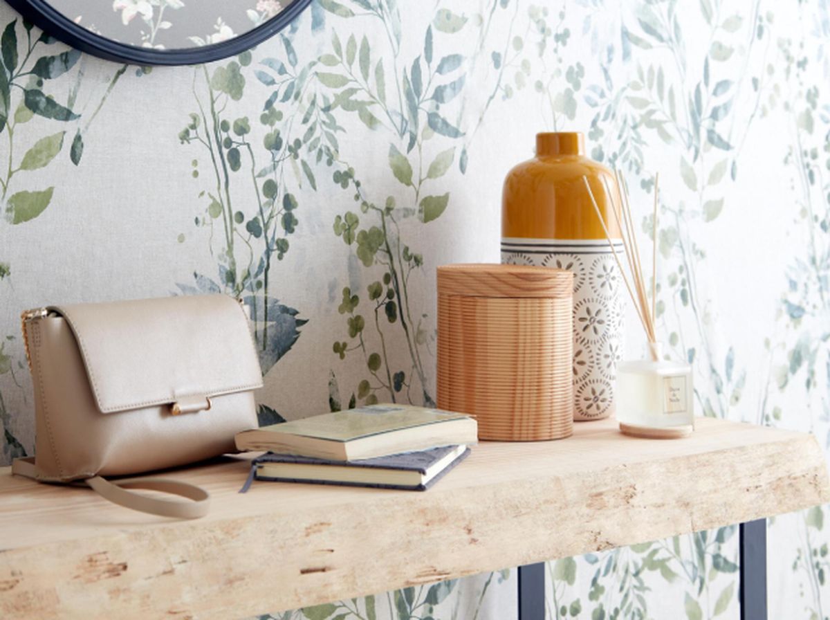 1 papel pintado floral verde leroy merlin 1