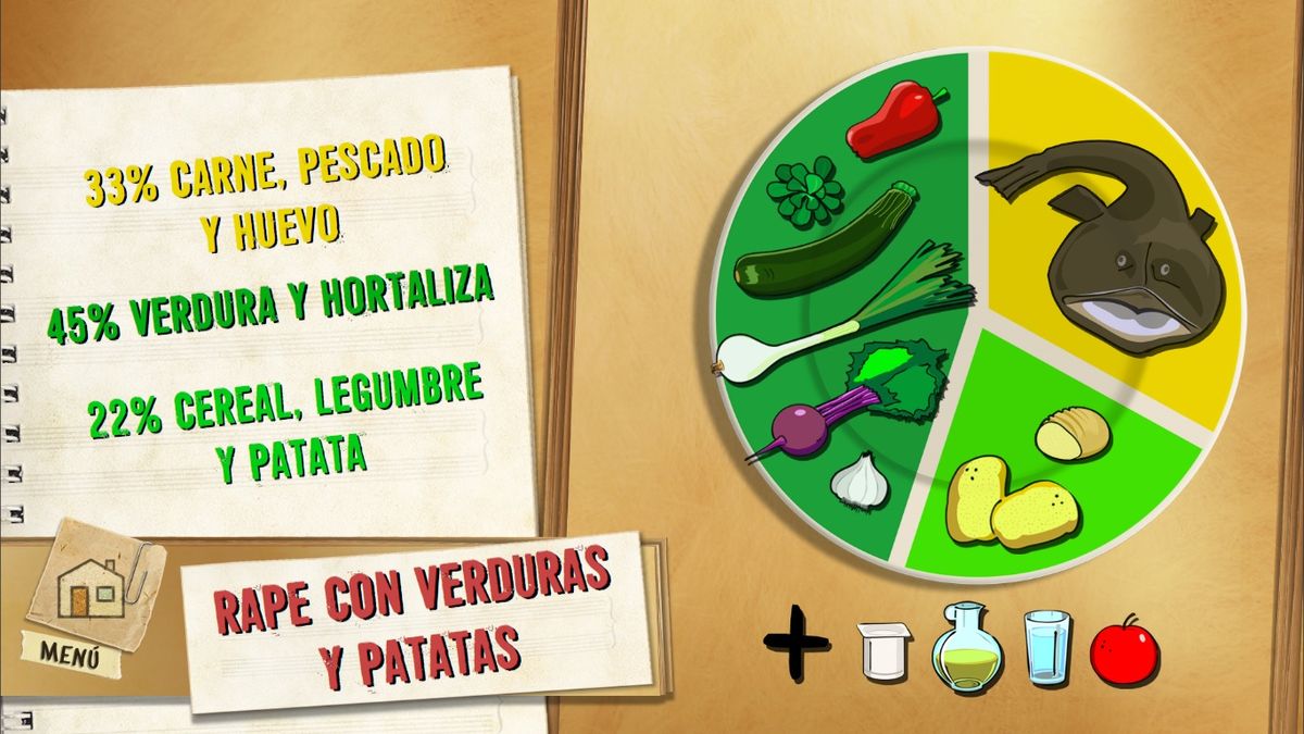 6104 1 Rape con verduras y patatas plato