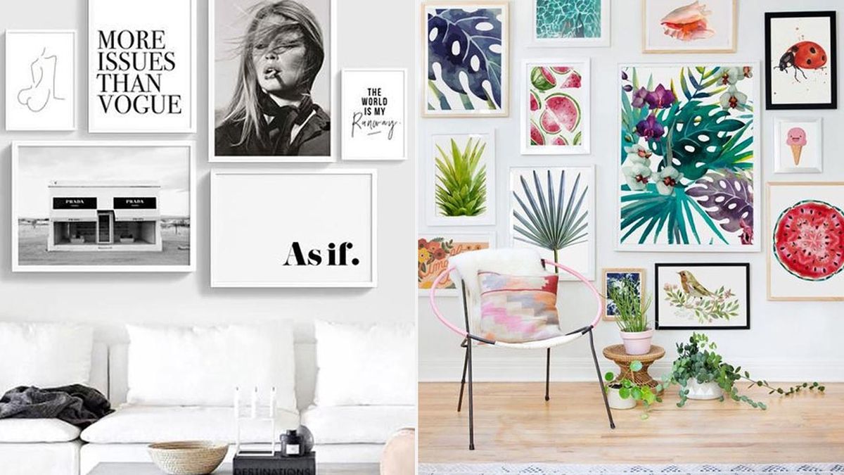 decorar con wall gallery