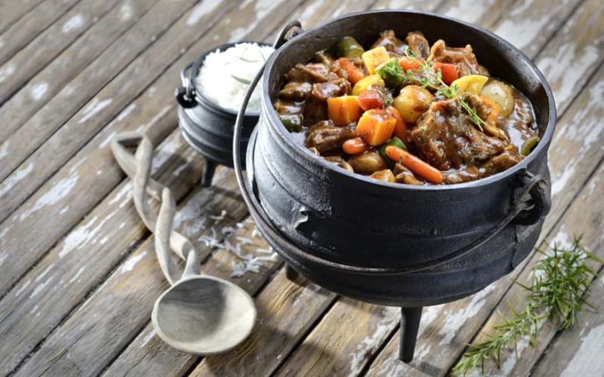 Pojiekos es uno de los platos más tradicionales de la cocina sudafricana