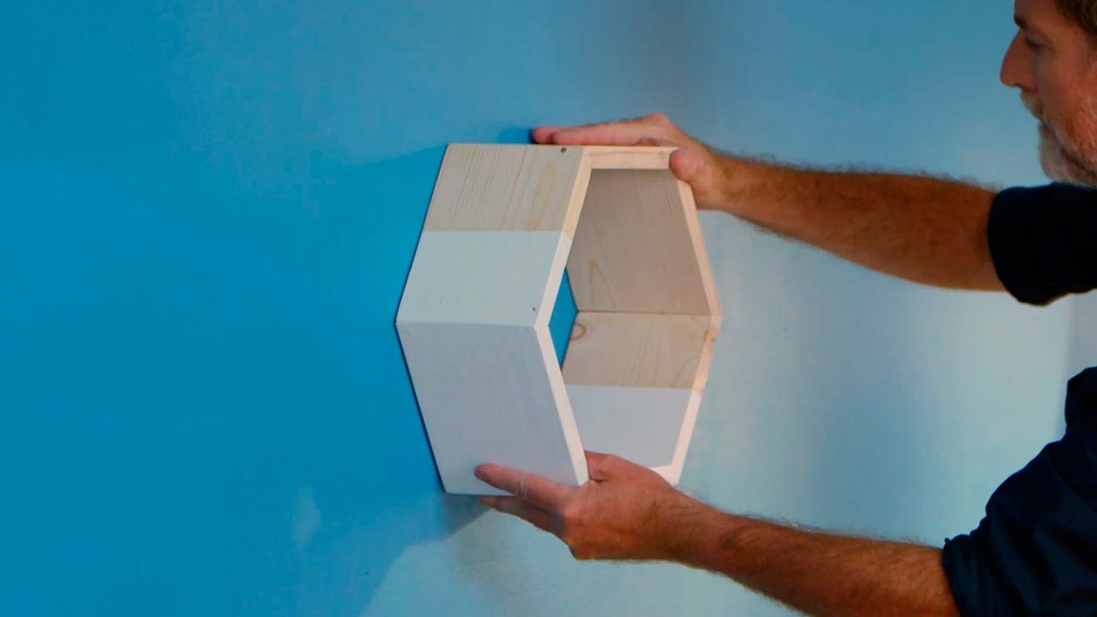Cómo hacer baldas hexagonales paso 11