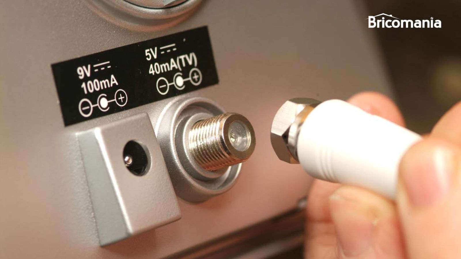 Conectar una antena interior